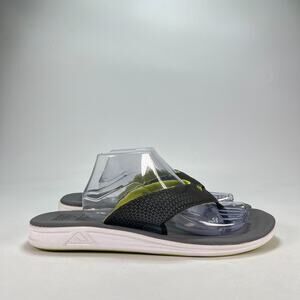 Reef Rover Grey Lime Swellular Casual Comfort Flip Flop Sandals Men's Size 13